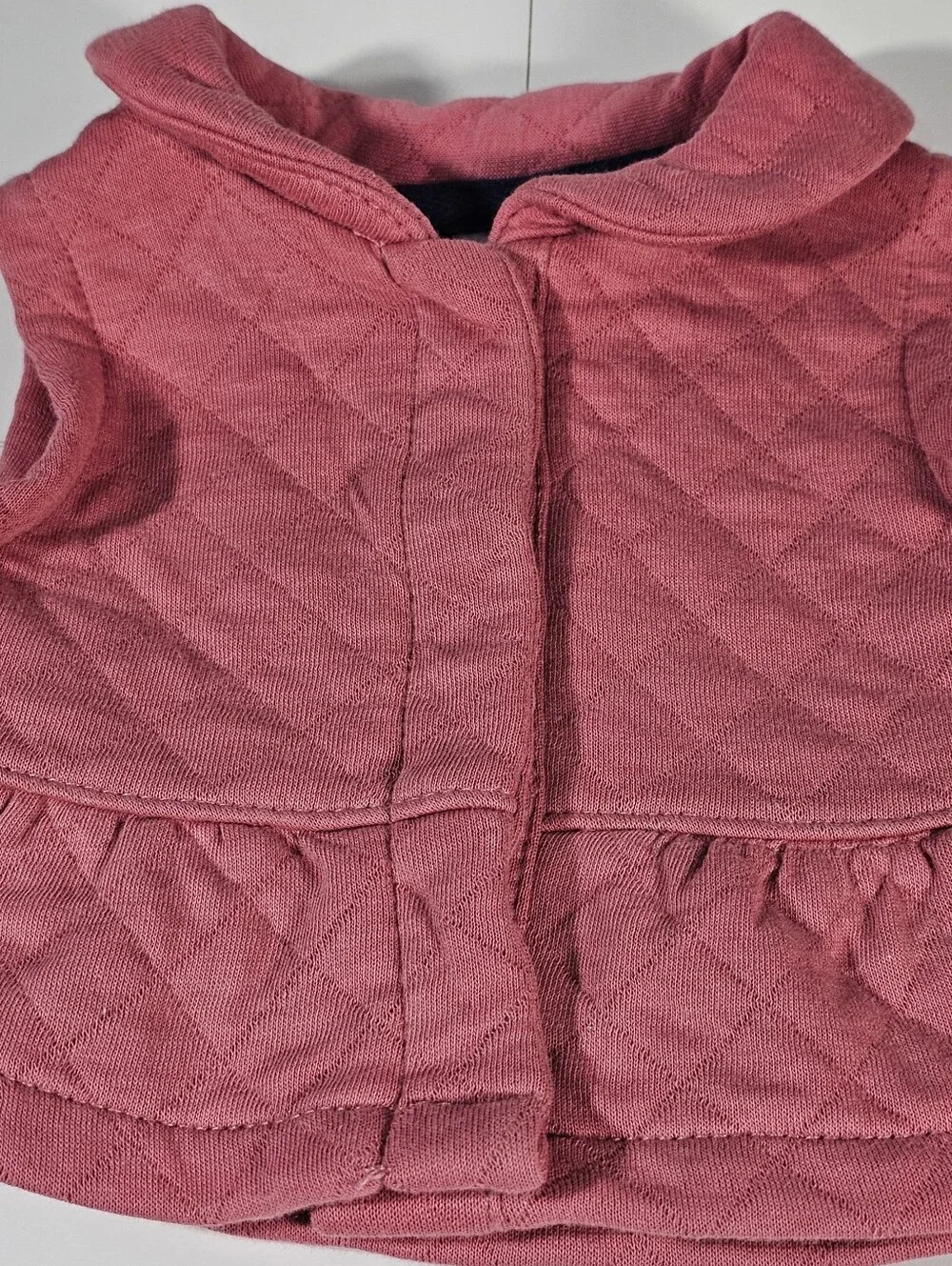 Carter's Coral Diamond-quilted Vest Newborn